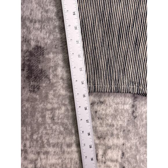You Must Create Pants Large Mens YMC Cotton Linen Railroad Striped Cropped - Picture 5 of 7